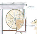 progetto chiusura scala a chiocciola